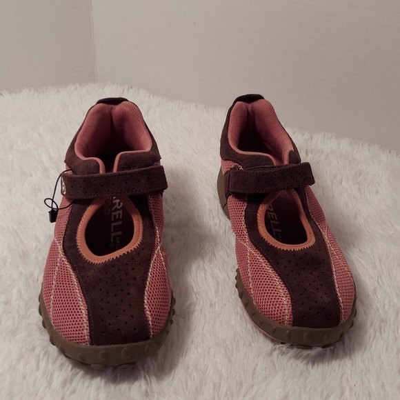 MERRELL Mini Moc Kids Sz 4, Sprint Jump Kids,  Rose Brown, Performance Shoe, New - Picture 11 of 16
